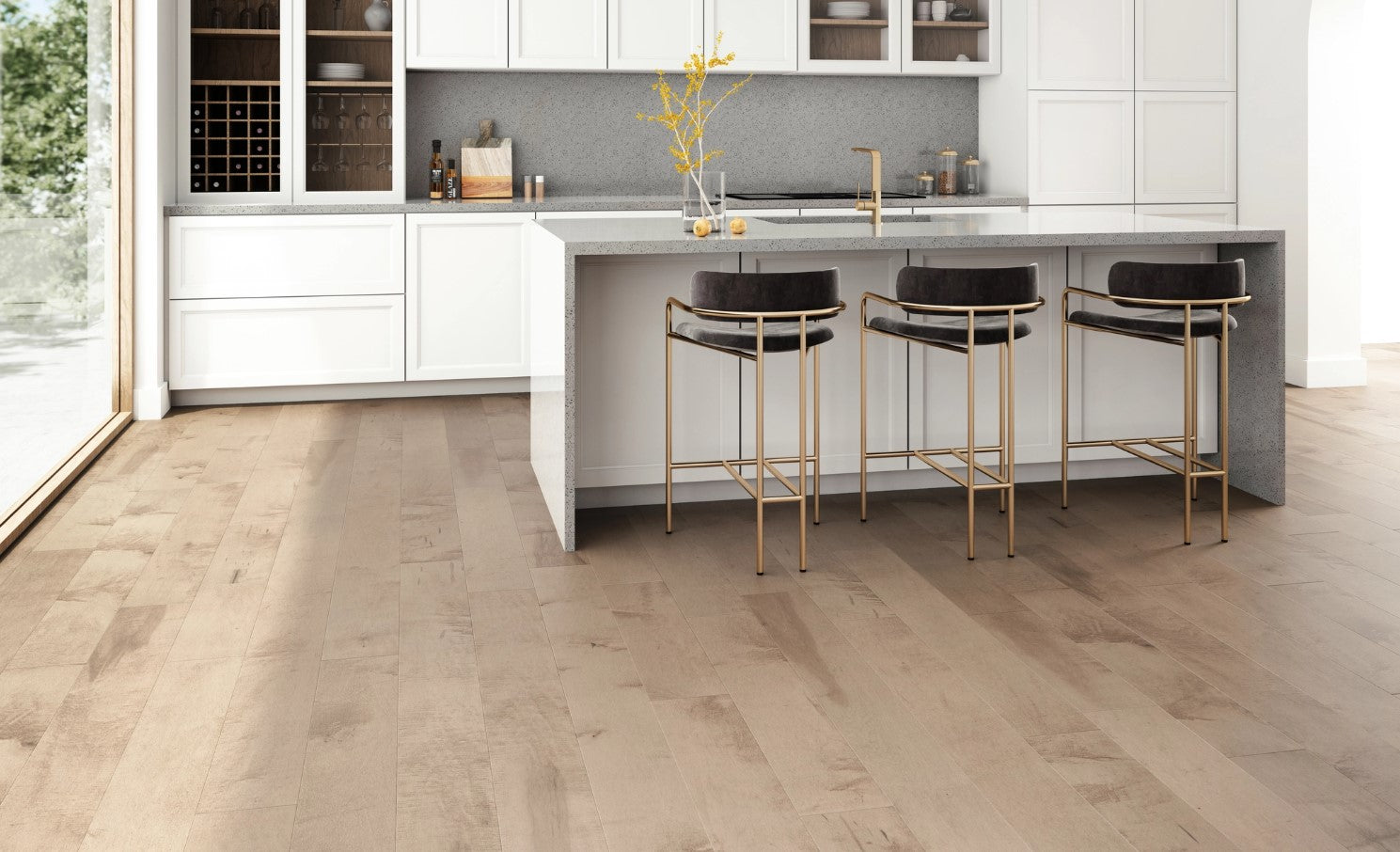 Emard | Plancher Mercier Bois Ingénierie Érable 5 po | Atmosphere