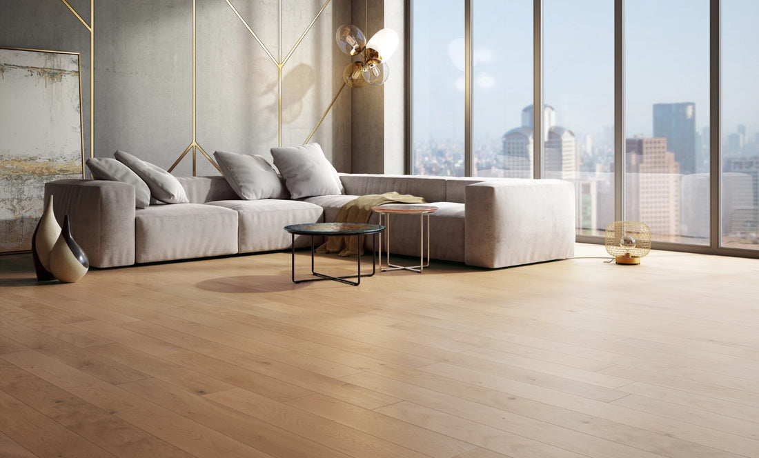 Plancher Mercier Bois Ingénierie en Chêne blanc 3/4 po | Collection Atmosphere 6 1/2 po