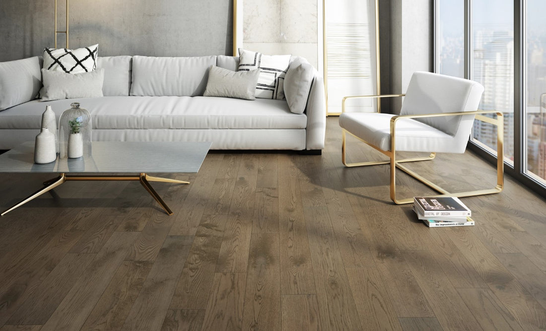 Plancher Mercier Bois Ingénierie en Chêne blanc 3/4 po | Collection Atmosphere 6 1/2 po