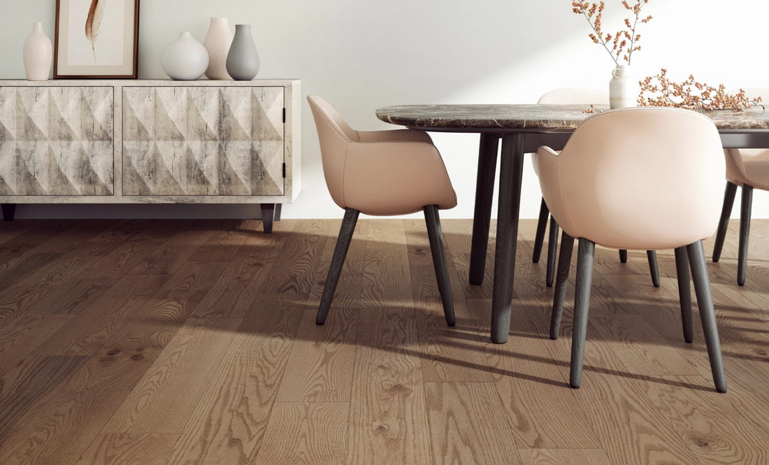 Plancher Mercier Bois Ingénierie 3/4 po en Chêne rouge | Collection Atmosphere 6 1/2 po