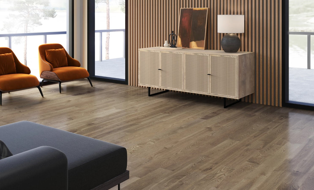 Plancher Mercier Bois Ingénierie 3/4 po en Frêne | Collection Atmosphere 6 1/2 po