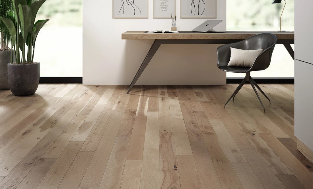 Plancher Mercier Bois Ingénierie 3/4 po en Hickory | Collection Atmosphere 5 po