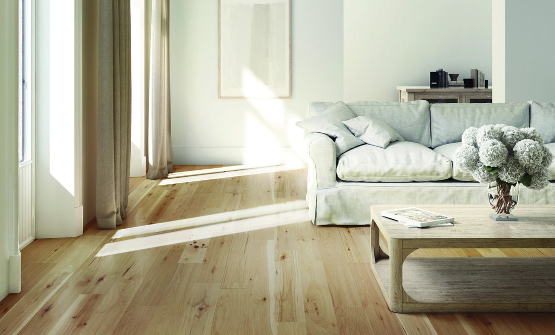Plancher Mercier Bois Ingénierie 3/4 po en Hickory | Collection Atmosphere 5 po
