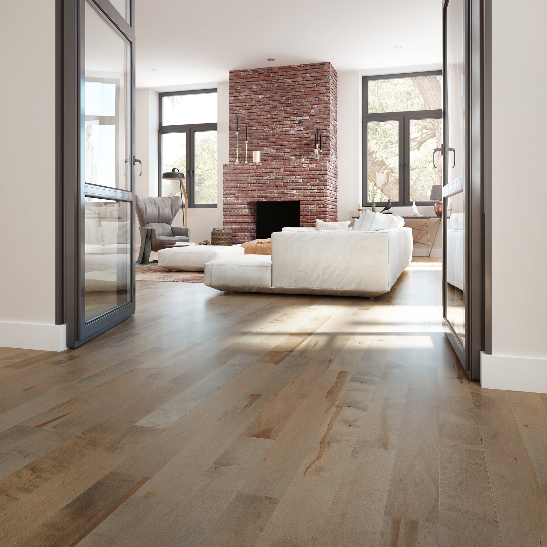 Plancher Mercier Bois franc en Érable | Collection Design+ 4 1/4 po