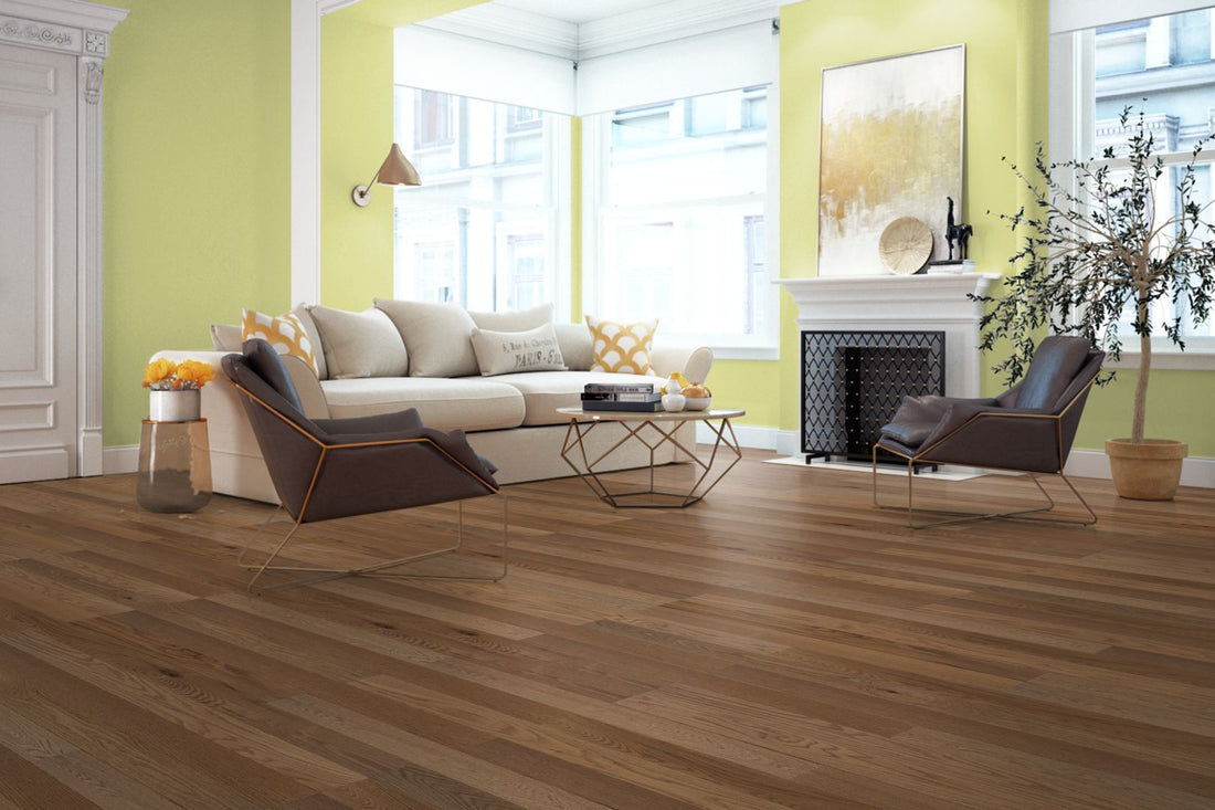 Plancher Mercier Bois Ingénierie 3/4 po en Chêne rouge | Collection Design+ 6 1/2 po