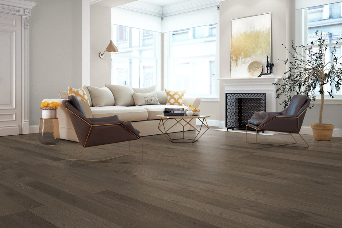 Plancher Mercier Bois Ingénierie 3/4 po en Chêne rouge | Collection Design+ 5 po
