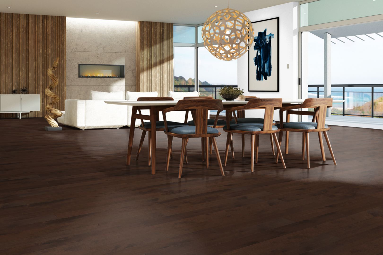 Plancher Mercier Bois Ingénierie en Érable 1/2 po | Collection Design+ 5 po