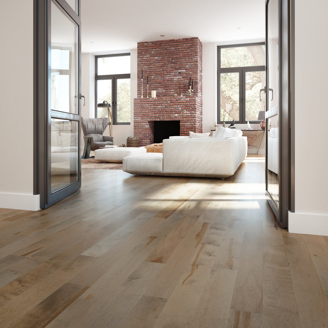 Plancher bois d'ingénierie 3/4 po en Érable | Collection Design+ 5 po