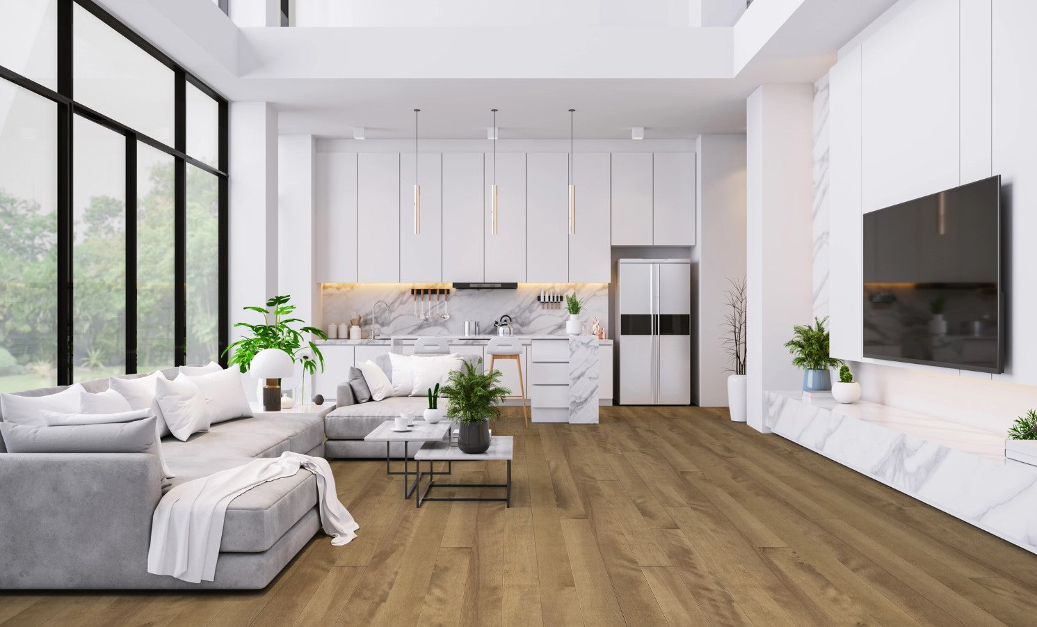 Plancher Mercier Bois franc en Merisier | Collection Elegancia 3 1/4 po