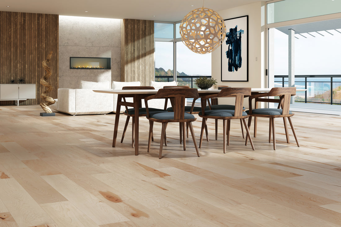 Plancher Mercier Bois Ingénierie 3/4 po en Érable | Collection Naked 5 po