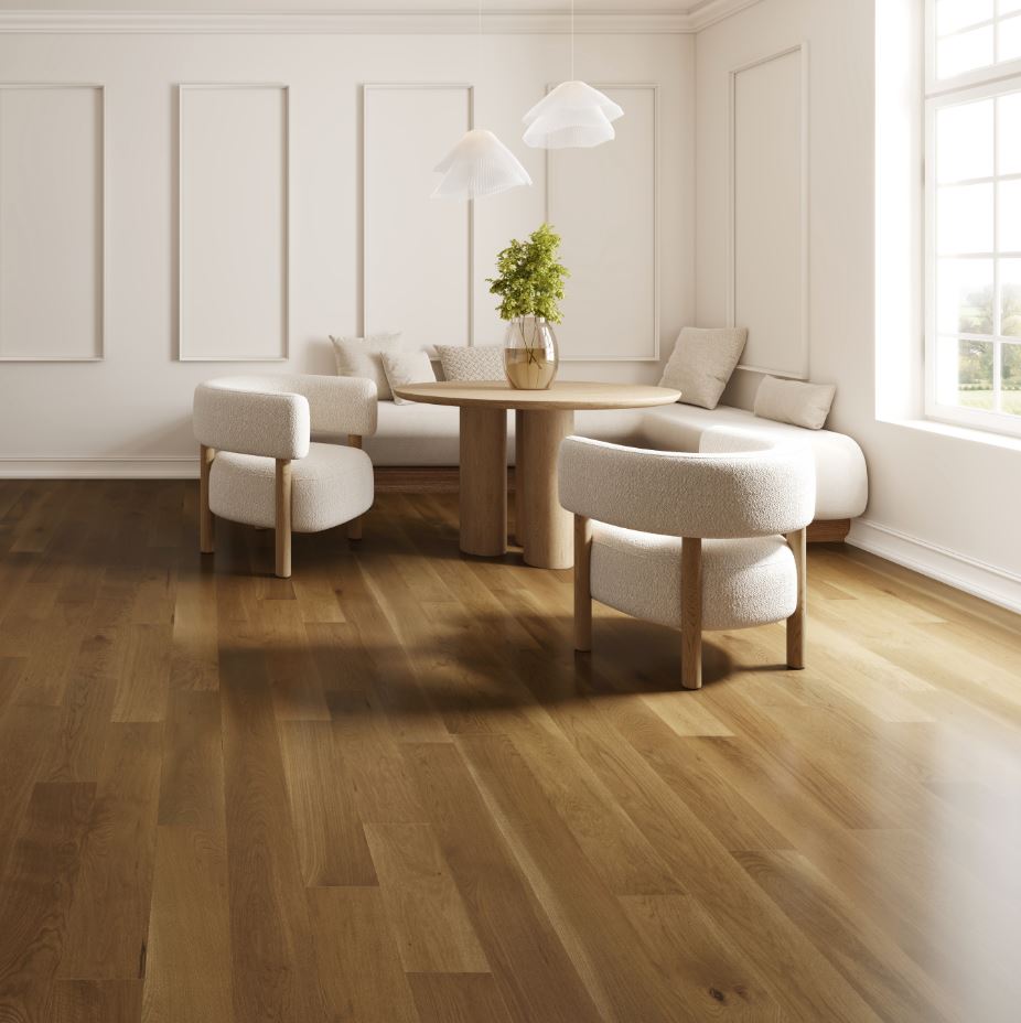 Mercier Engineered Wood Flooring 3/4 in. in White Oak | Source Collection 5 in.