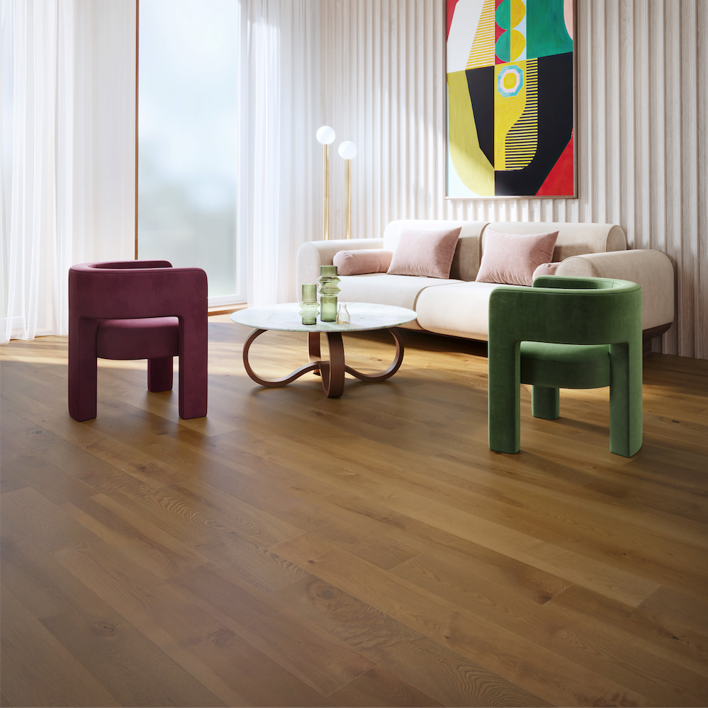 Plancher Mercier Bois Ingénierie en Frêne 1/2 po | Collection Source 5 po