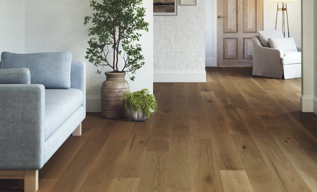 Plancher Mercier Bois Ingénierie 3/4 po en Chêne blanc | Collection Stellar 7 1/2 po