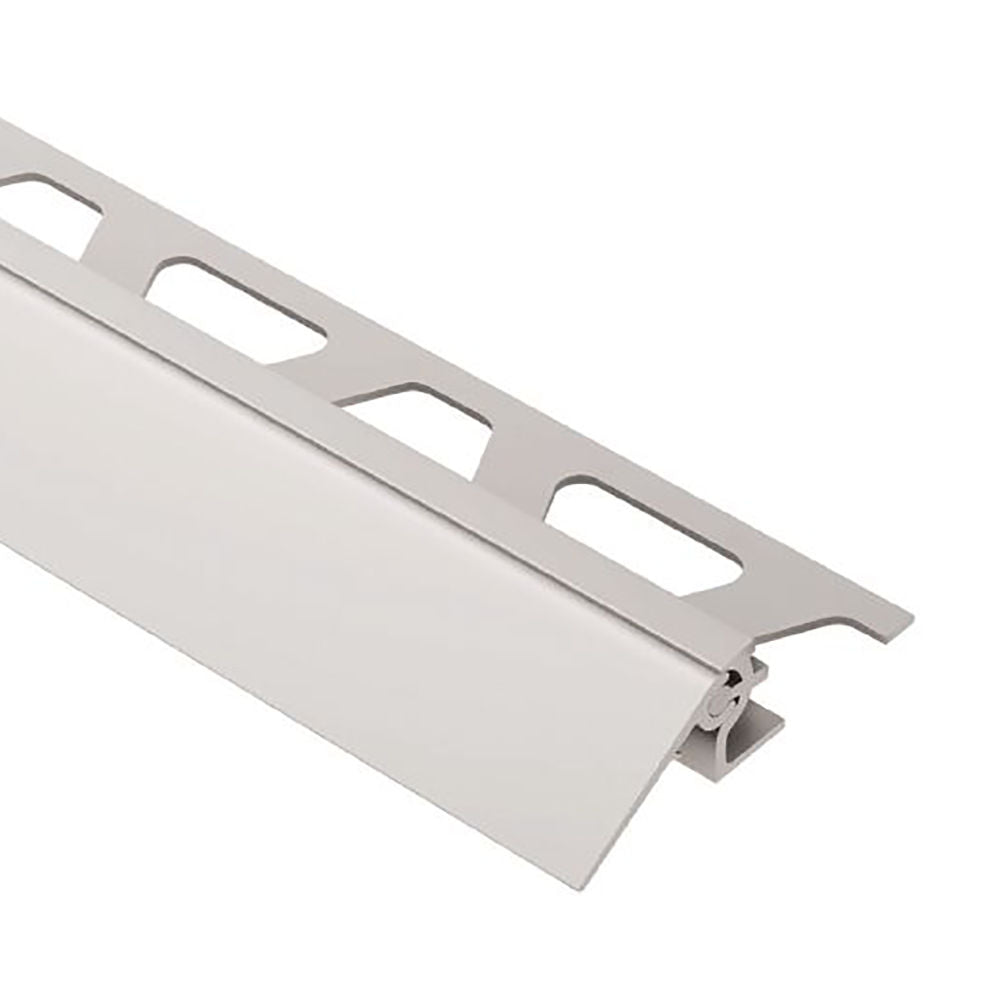 Schluter RENO-V profilé réducteur aluminium anodisé mat 3/4 pouce (12,5 mm), 8 pieds, 2-1/2 po x 1/2 po