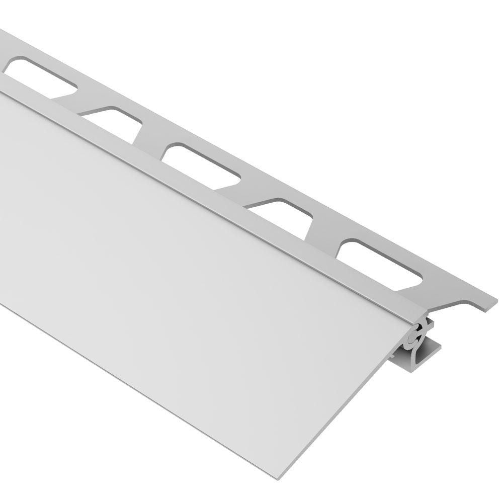 Schluter RENO-V Profilé réducteur aluminium anodisé mat — 1-9/16 in × 8 ft; 2-1/2 in × 1/2 in (12,5 mm)