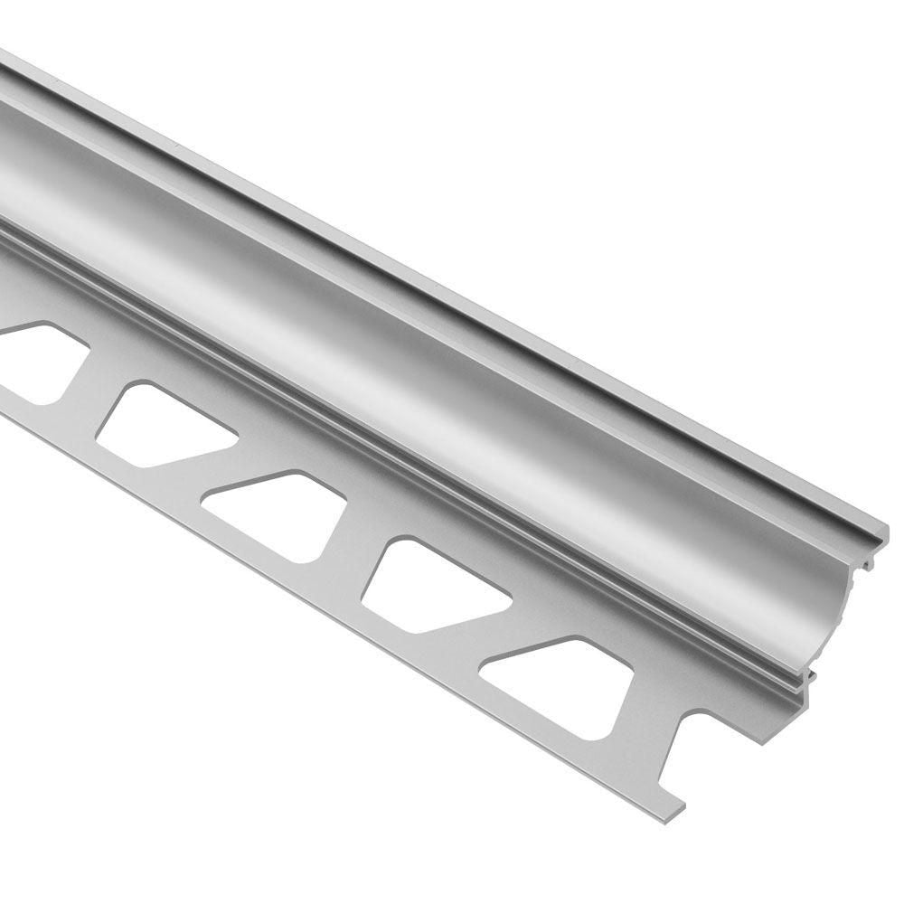 Schluter DILEX-AHK Profilé à gorge avec un radius de 3/8" - aluminium anodisé mat 1/2" (12.5 mm) x 8' 2-1/2"