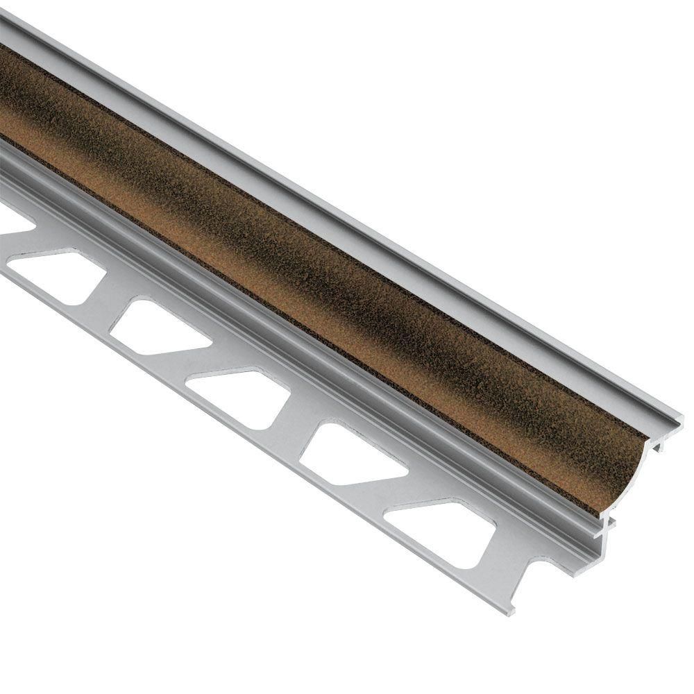Schluter DILEX-AHK Profilé à gorge avec un radius de 3/8" - aluminium bronze 1/2" (12.5 mm) x 8' 2-1/2"