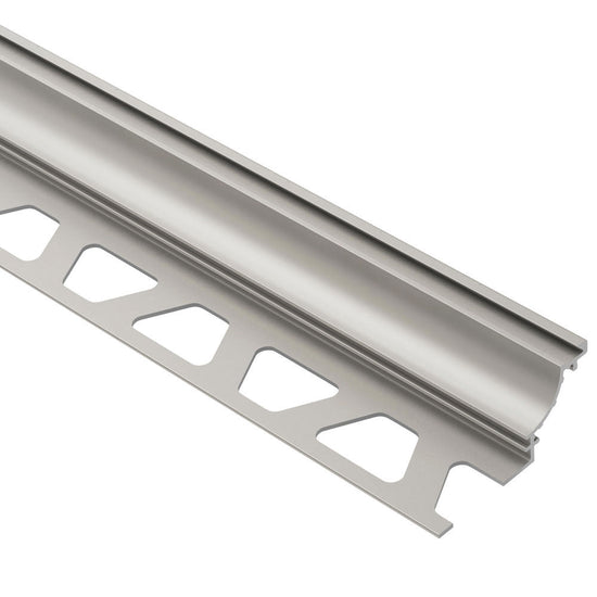 Schluter DILEX-AHK Profilé à gorge avec un radius de 3/8" - aluminium anodizé nickel mat 5/16" (8 mm) x 8' 2-1/2"