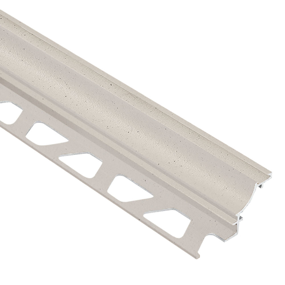 Schluter DILEX-AHK Profilé à gorge avec un radius de 3/8" - aluminium ivoire 5/16" (8 mm) x 8' 2-1/2"