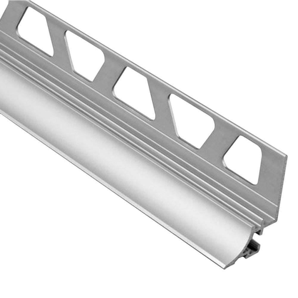 Schluter DILEX-AHKA Profilé à gorge avec un radius de 3/8" (10 mm) - aluminium anodisé mat 3/8" x 8' 2-1/2"