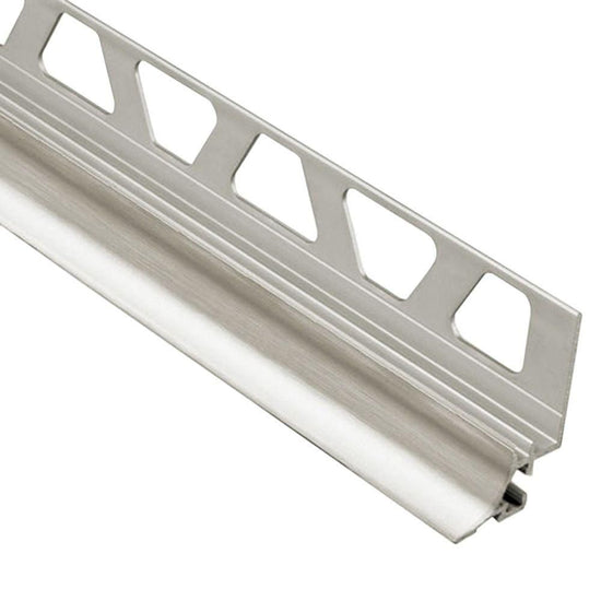 Schluter DILEX-AHKA Profilé à gorge avec un radius de 3/8" (10 mm) - aluminium anodisé nickel brossé 3/8" x 8' 2-1/2"
