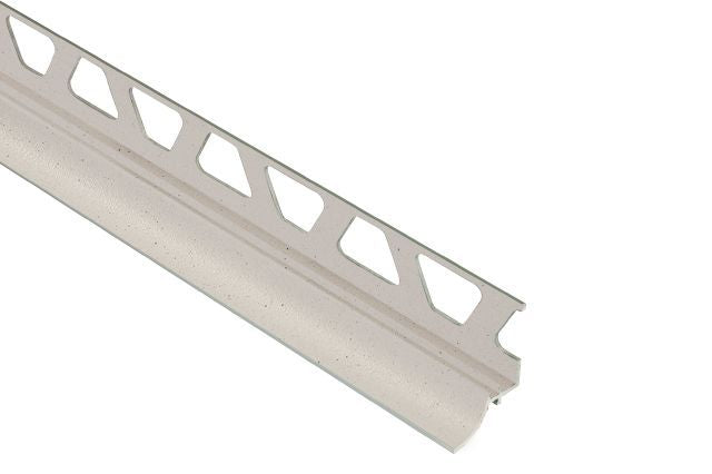 Schluter DILEX-AHKA profilé à gorge, rayon 3/8 pouce, aluminium ivoire, 5/16 pouce (8 mm) x 8 pi 2-1/2 po