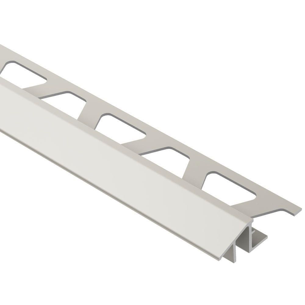 Schluter RENO-TK profilé réducteur aluminium anodisé nickel mat, 1/2 pouce (12,5 mm) x 8 pieds 2 1/2 pouces