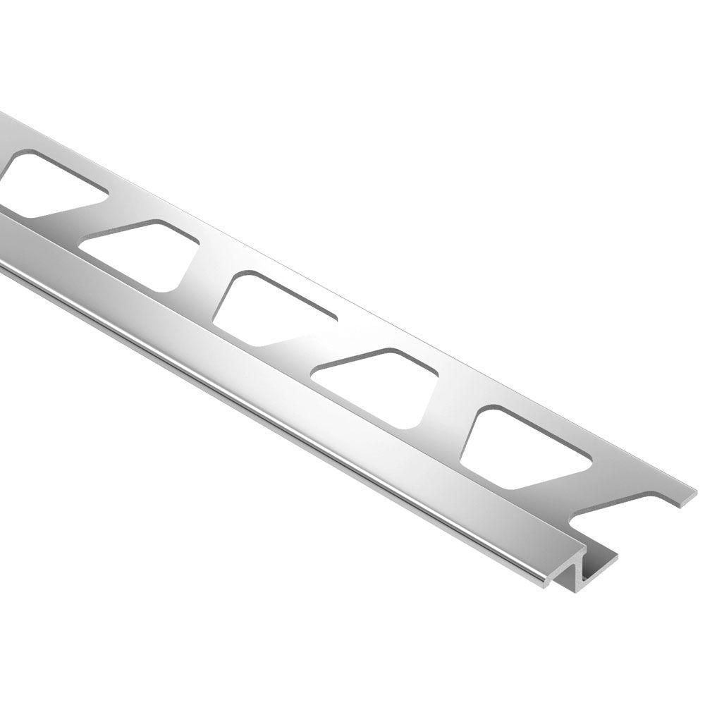 Schluter RENO-TK profilé réducteur aluminium anodisé chrome brillant 6 mm x 8' 2-1/2 po