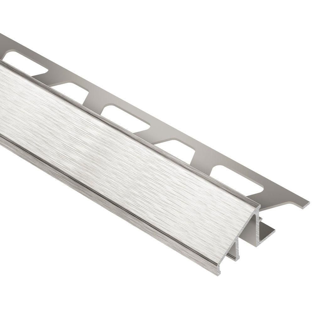 Schluter RENO-U profilé réducteur, aluminium anodisé nickel brossé, 12,5 mm (1/2") — 8' 2½" (2,50 m)