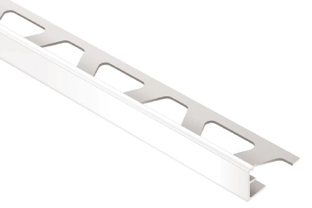 Schluter JOLLY-P profilé de bordure de mur en PVC blanc éclatant 11 mm (7/16 in) x 8 ft 2.5 in