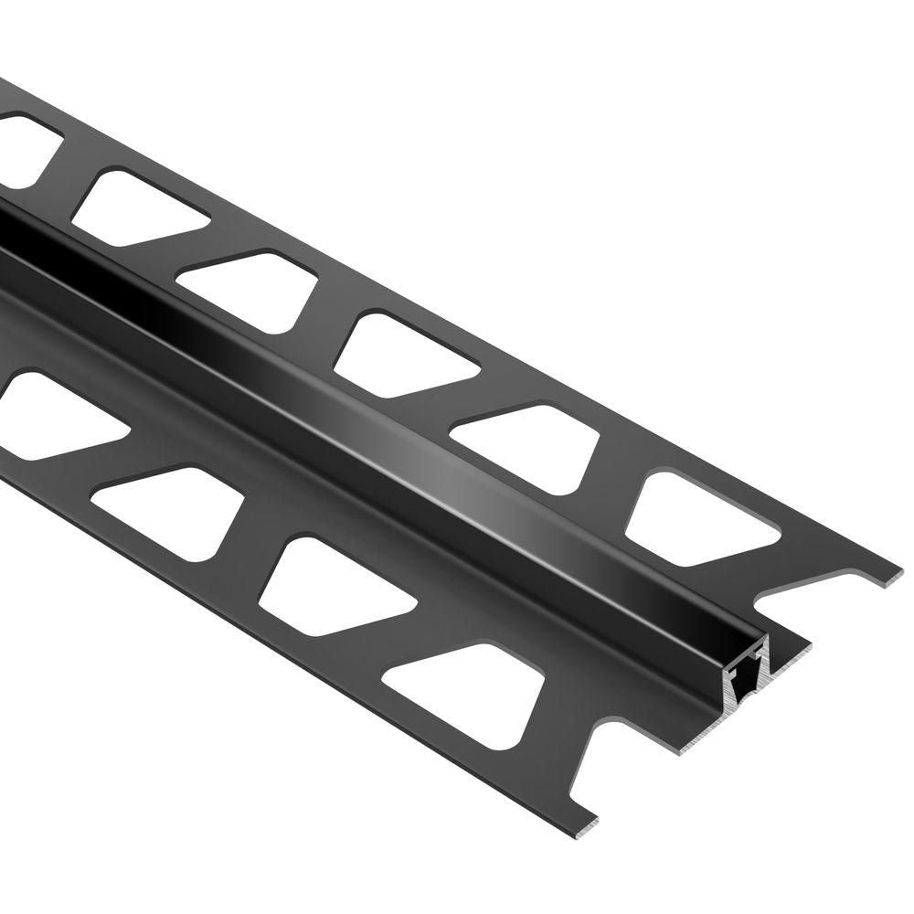 Schluter DILEX-BWB Profilé pour joint de surface avec zone de mouvement de 3/8" (10 mm) - plastique PVC Noir 3/8" x 8' 2-1/2"
