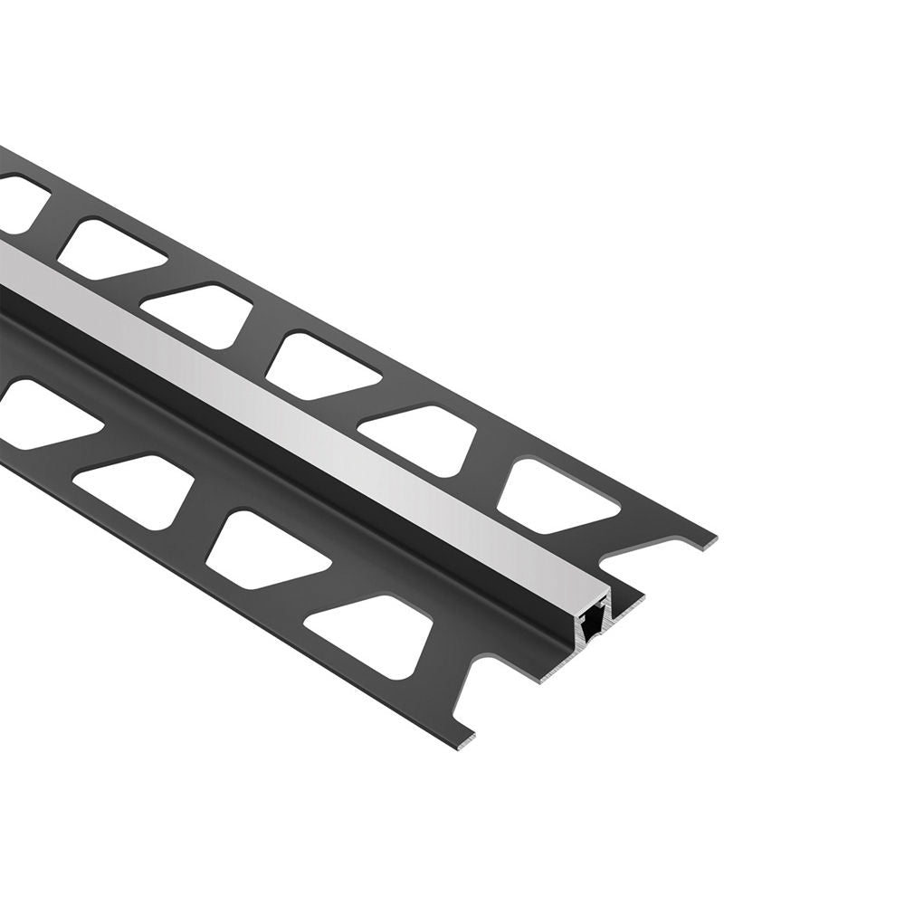 Schluter DILEX-BWB Profilé pour joint de surface avec zone de mouvement de 3/8" (10 mm) - plastique PVC Gris Classique 3/8" x 8' 2-1/2"