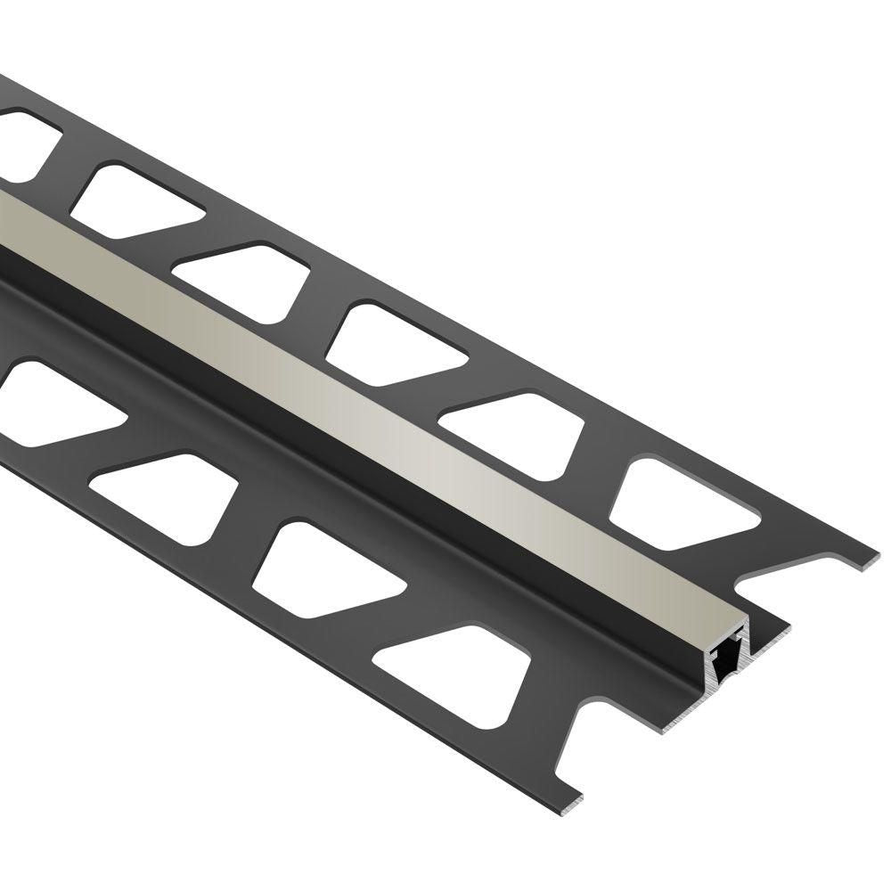 Schluter DILEX-BWB profilé joint surface PVC gris, zone mouvement 3/8 po, largeur 5/16 po (8 mm) x 8' 2-1/2 po
