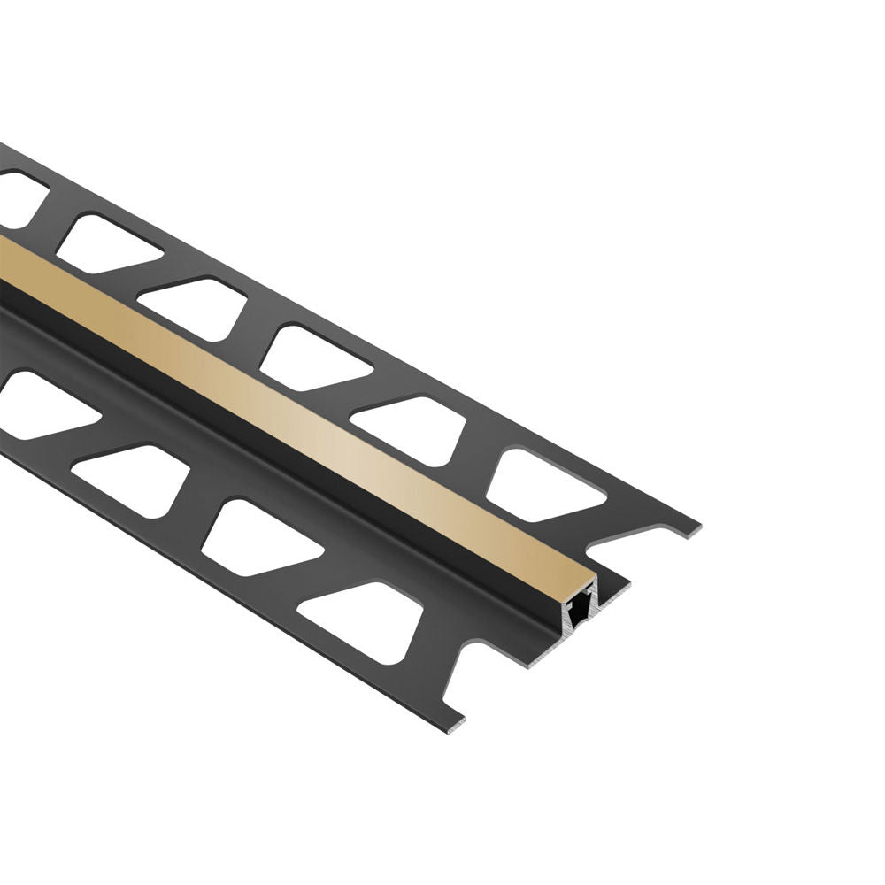 Schluter DILEX-BWB Profilé pour joint de surface avec zone de mouvement de 3/8" - plastique PVC Beige Clair 5/16" (8 mm) x 8' 2-1/2"
