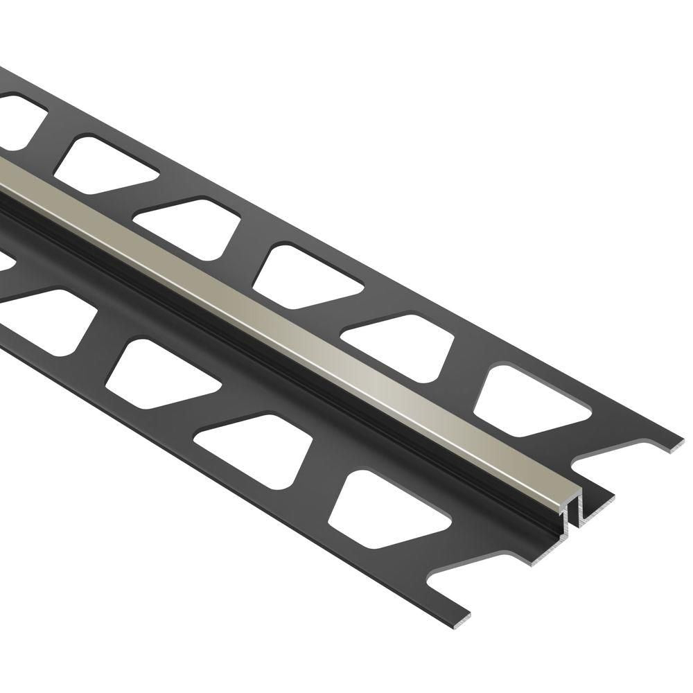 Schluter DILEX-BWS Profilé pour joint de surface avec zone de mouvement de 3/16" - plastique PVC gris 5/16" (8 mm) x 8' 2-1/2"