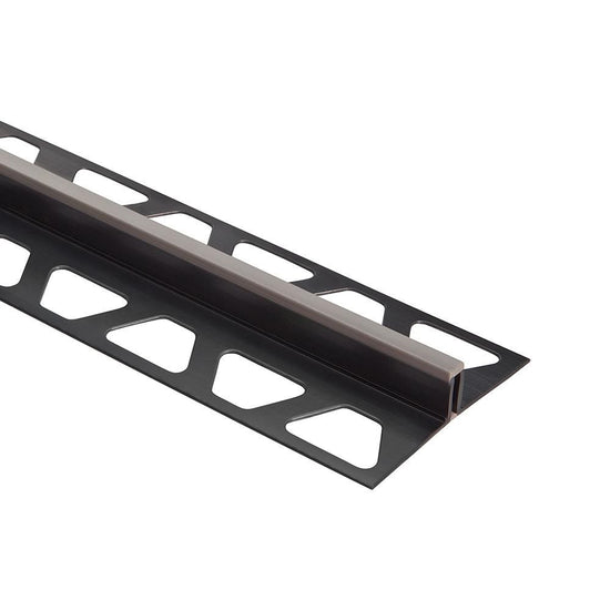 Schluter DILEX-BWS Profilé pour joint de surface avec zone de mouvement de 3/16" - plastique PVC coulis gris 11/32" (9 mm) x 8' 2-1/2"