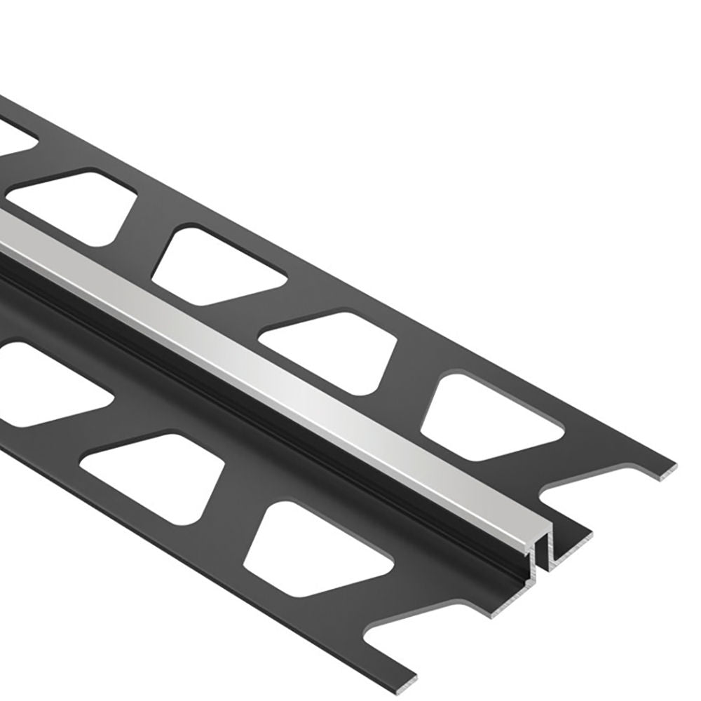 Schluter DILEX-BWS Profilé pour joint de surface avec zone de mouvement de 3/16" - plastique PVC gris classique 11/32" (9 mm) x 8' 2-1/2"