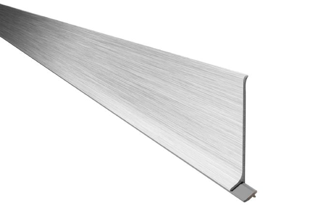 Schluter Designbase-SL Profilé de base mural DESIGNBASE-SL - aluminium aspet inox brossé 2-3/8" (60 mm) x 8' 2-1/2"