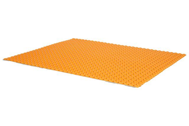 Schluter DITRA-HEAT-DUO-PS Membrane de désolidarisation autocollante en panneau pour plancher chauffant 2' 7" x 3' 3" - 8 mm (8.4 pi²)