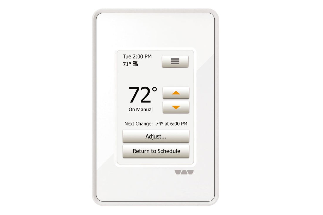 Schluter DITRA-HEAT-E-RT Thermostat tactile programmable Blanc brillant 120V/240V