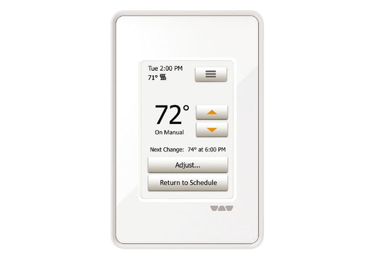Schluter DITRA-HEAT-E-RT Thermostat tactile programmable Blanc brillant 120V/240V