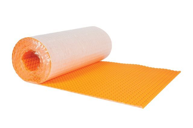 Schluter DITRA-HEAT-PS Membrane de désolidarisation autocollante en rouleau pour plancher chauffant 3' 3" x 41' 1" - 5 mm (134.5 pi²)
