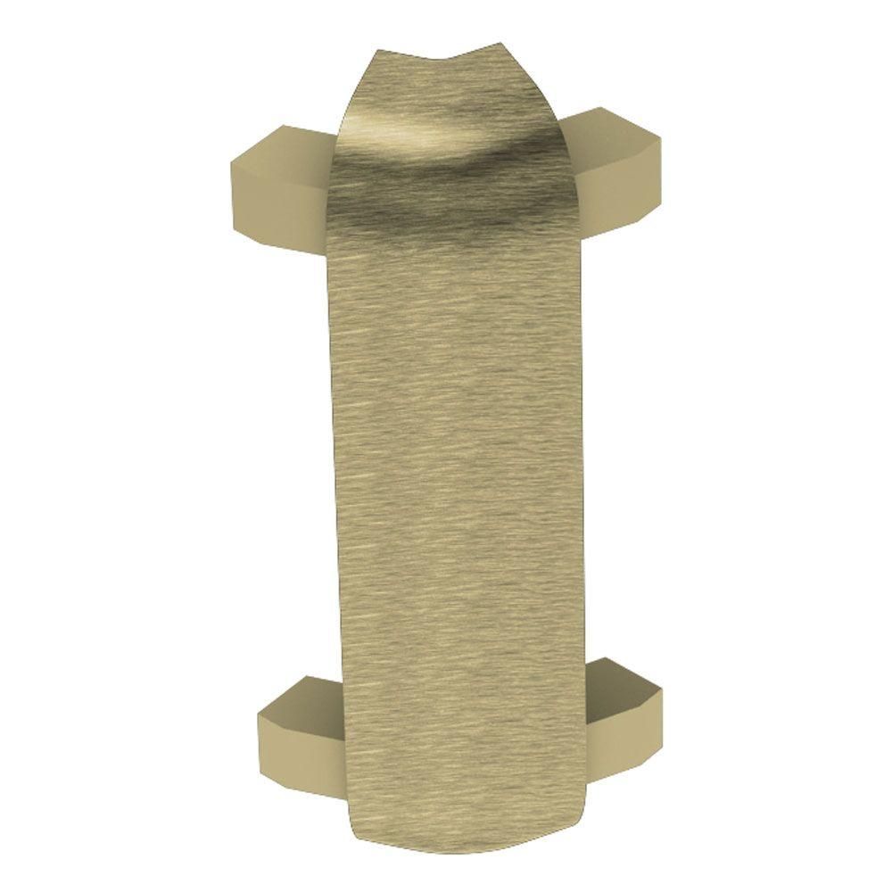 Schluter RONDEC-CT Coin extérieur 135° - aluminium anodisé laiton brossé 3/8" (10 mm)