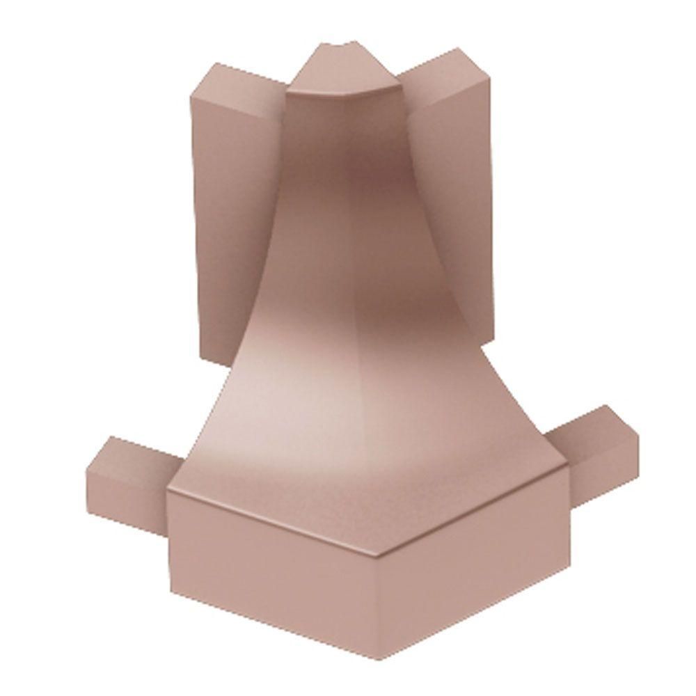Schluter DILEX-AHK Coin extérieur 135° avec un radius de 3/8" (10 mm) - aluminium anodisé cuivre mat