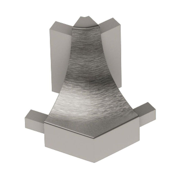 Schluter DILEX-AHK Coin extérieur 135° avec un radius de 3/8" (10 mm) - aluminium anodisé nickel brossé