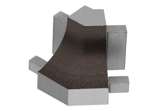 Schluter DILEX-AHK Coin extérieur 135° avec un radius de 3/8" (10 mm) - aluminium anthracite foncé