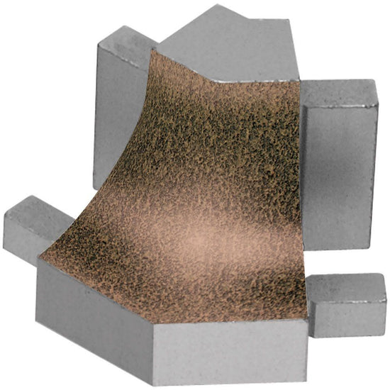 Schluter DILEX-AHK Coin extérieur 135° avec un radius de 3/8" (10 mm) - aluminium bronze