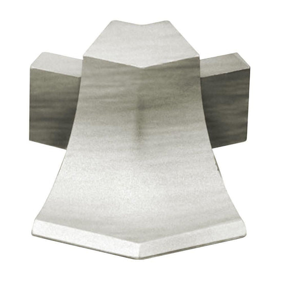 Schluter DILEX-AHKA Coin extérieur 135° avec un radius de 3/8" (10 mm) - aluminium anodisé nickel brossé