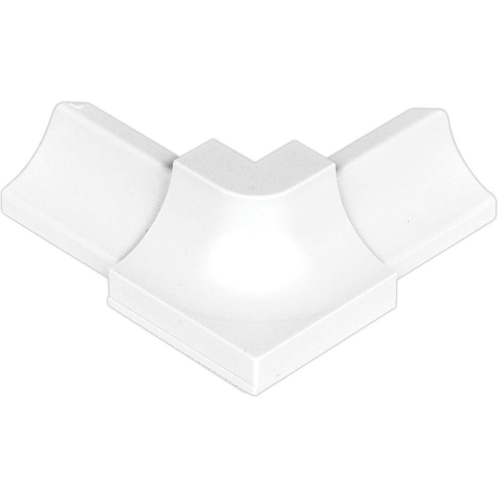 Schluter DILEX-PHK Outside Corner 135° avec un radius de 3/8" (10 mm) - plastique PVC blanc éclatant