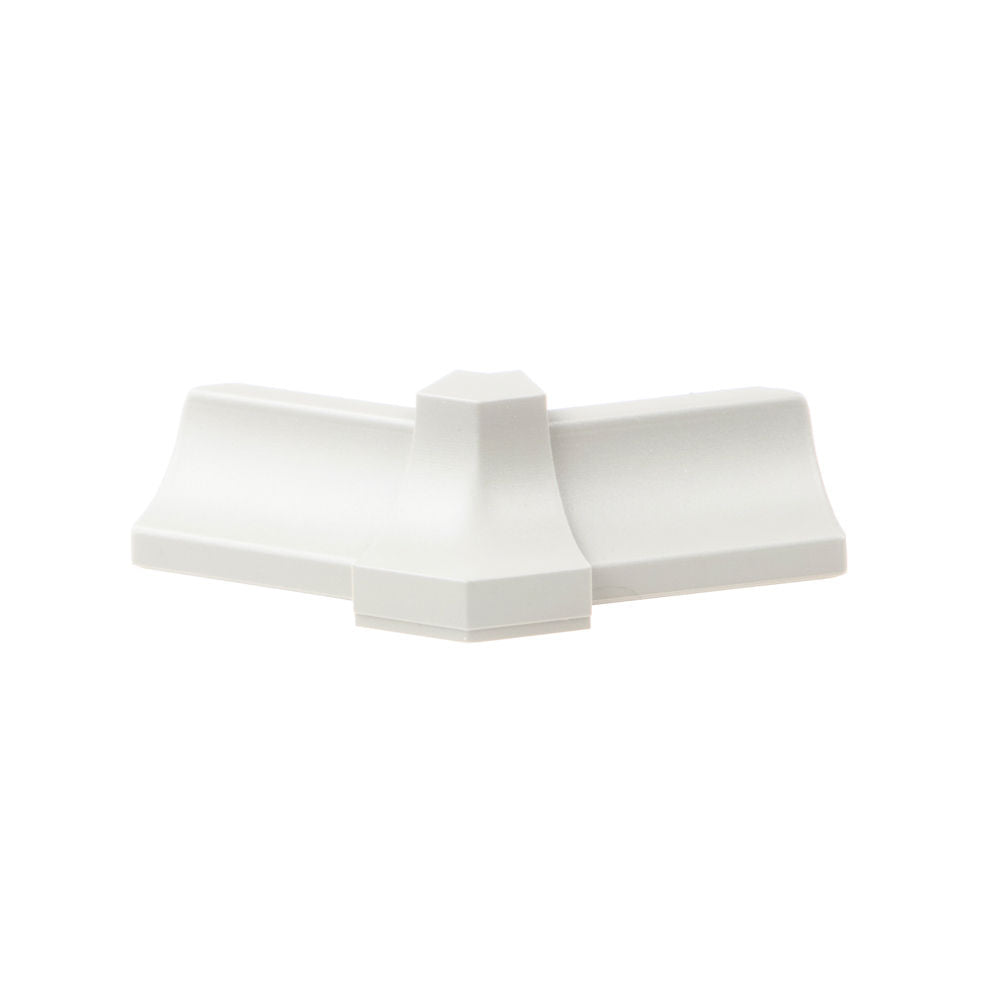 Schluter DILEX-PHK Outside Corner 135° avec un radius de 3/8" (10 mm) - plastique PVC blanc